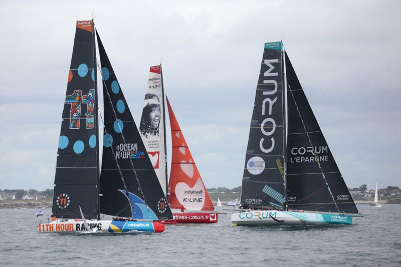 IMOCAs set for the Transat Jacques Vabre photo copyright CDK Technologies taken at  and featuring the IMOCA class