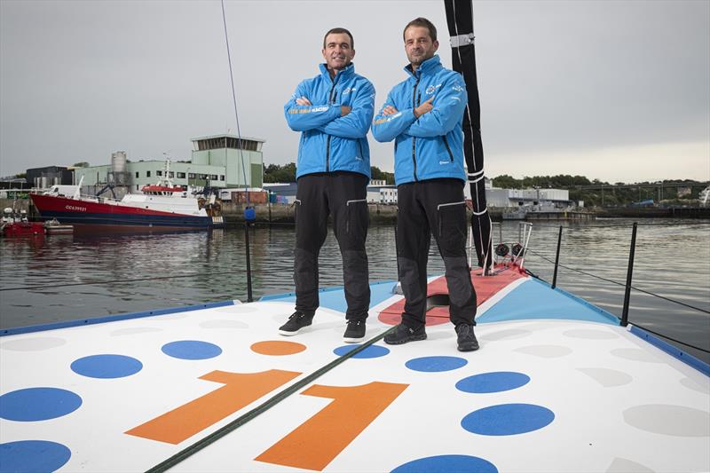 Charlie Enright and Pascal Bidégorry will co-skipper 11th Hour Racing Team's 60-foot IMOCA Malama, recently launched in August 2021 in the Transat Jacques Vabre as a part of the Team's two-boat racing program in 2021. - photo © Vincent Curutchet / 11th Hour Racing