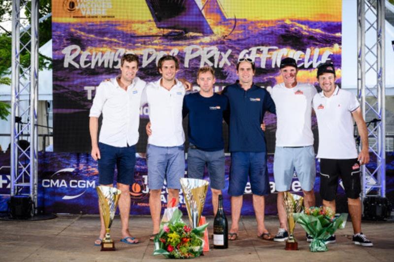 Transat Jacques Vabre IMOCA finishers in Martinique, Franc photo copyright TJV Media taken at  and featuring the IMOCA class