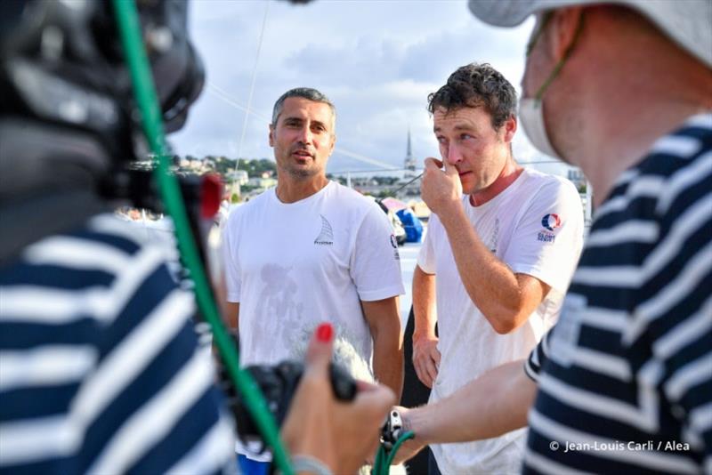 Transat Jacques Vabre 2021 photo copyright Jean-Louis Carli / Alea taken at  and featuring the IMOCA class