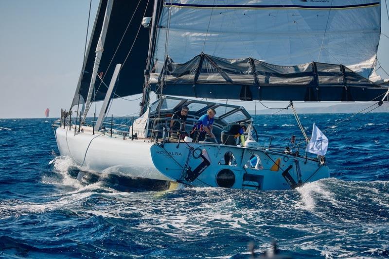 Open 60 Rosalba at the start from Lanzarote photo copyright James Mitchell / RORC taken at Royal Ocean Racing Club and featuring the IMOCA class