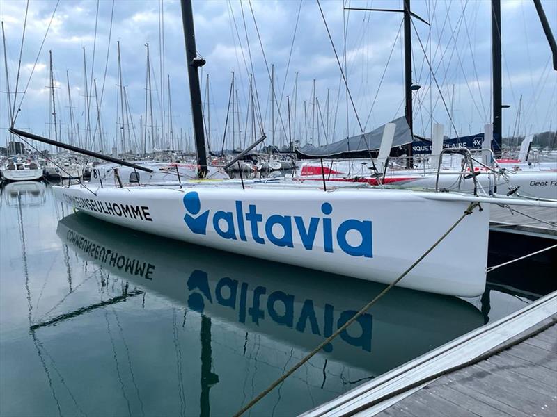 Eric Bellion et Jean le Cam - Vendée Globe photo copyright Comme Un Seul Homme taken at  and featuring the IMOCA class