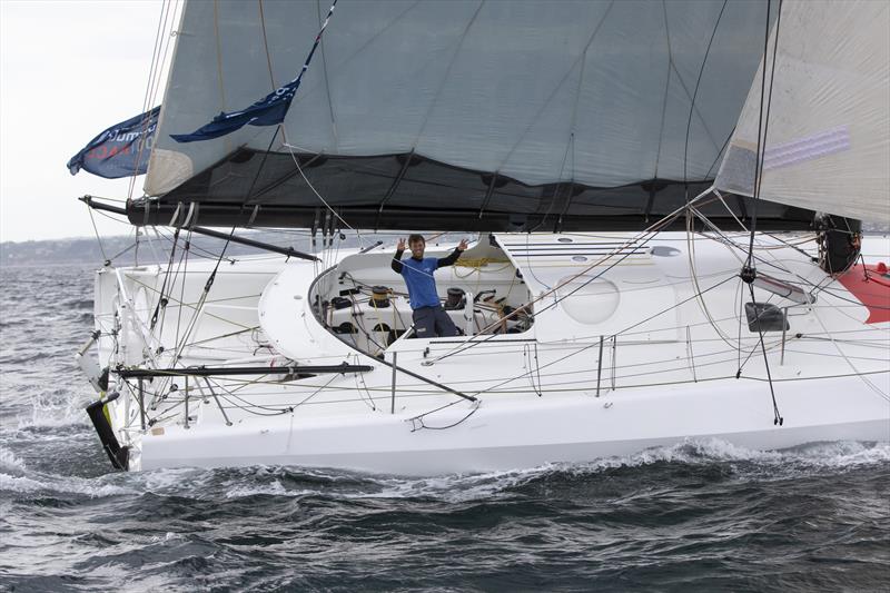 Benajmin Ferre on Benjamin Envoie Le Pepin during the Guyader Bermudes 1000 Race - photo © François Van Malleghem