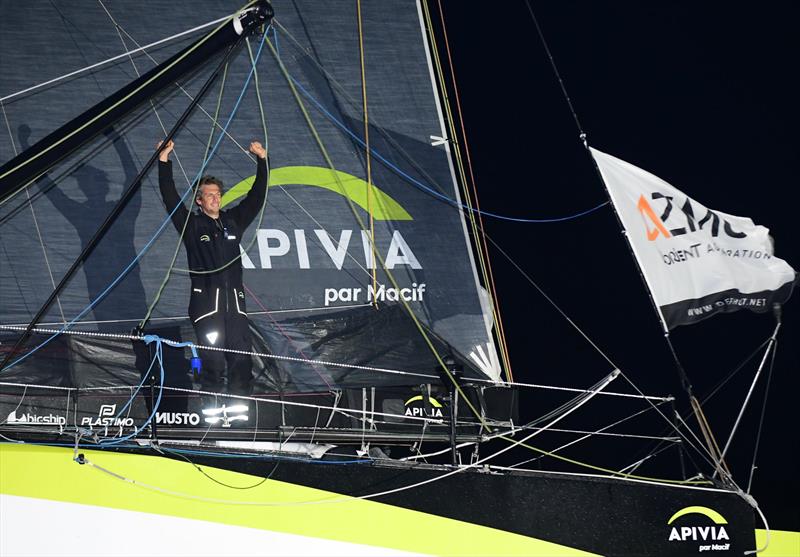 Charlie Dalin on APIVIA wins the 48h Azimut solo photo copyright Défi Azimut taken at  and featuring the IMOCA class