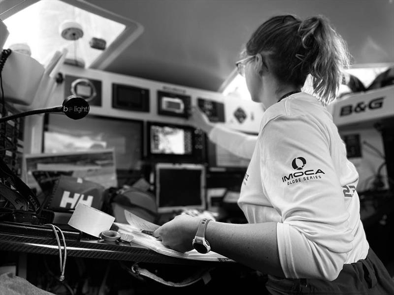 Women get hands-on IMOCA60 team experience at Route du Rhum photo copyright Maite Fernandez Alonso taken at  and featuring the IMOCA class