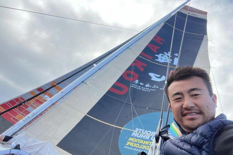 Xu Jingkun in the Route du Rhum Destination Guadeloupe photo copyright China Dream - Haikou taken at  and featuring the IMOCA class
