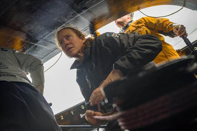 GUYOT environnement - Team Europe is looking ahead again after repairing the damage and looking for the tactical options in this race photo copyright Charles Drapeau / GUYOT environnement - Team Europe taken at  and featuring the IMOCA class