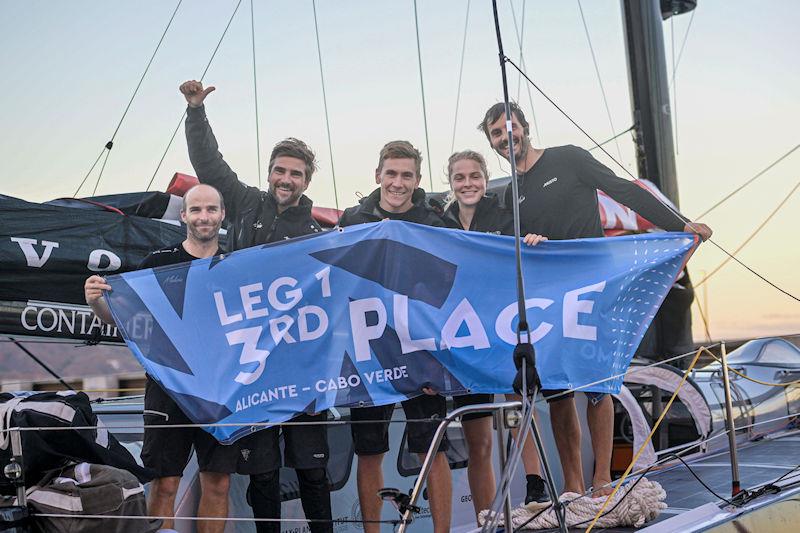 Team Malizia, third on The Ocean Race Leg 1 to Cabo Verde: 07:35:21 UTC / 5d 16h 35min 21s photo copyright Sailing Energy / The Ocean Race taken at  and featuring the IMOCA class