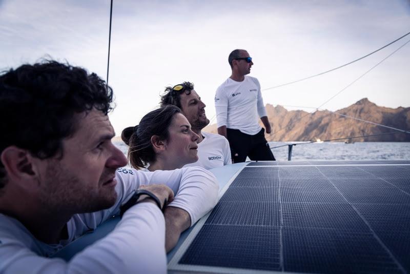 25 January 2023, The Ocean Race, Start of Leg 2 in Cabo Verde photo copyright Anne Beaugé / Biotherm taken at  and featuring the IMOCA class