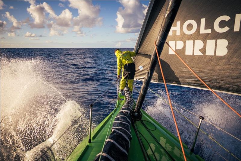Team Holcim-PRB - The Ocean Race Leg 2 photo copyright Julien Champolion /  polaRYSE / Team Holcim-PRB taken at  and featuring the IMOCA class