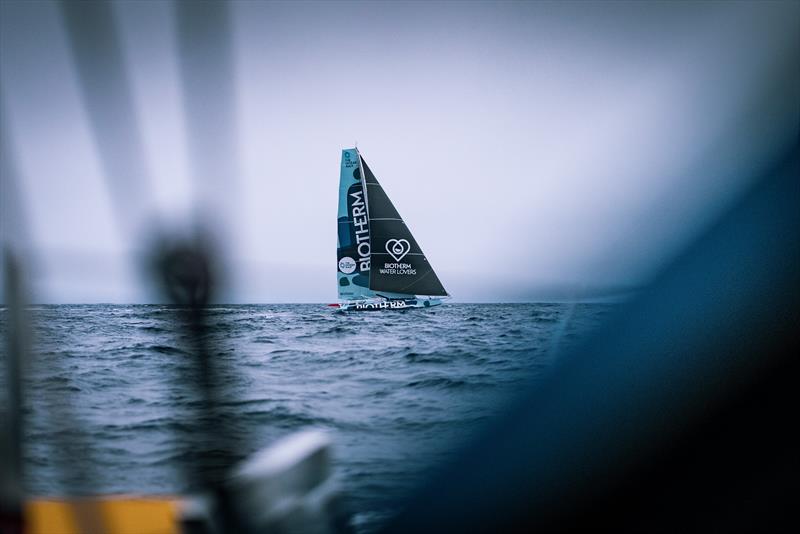 The Ocean Race 2022-23 Leg 3, Day 22 Sighting of Biotherm from onboard Team Holcim - PRB photo copyright Julien Champolion | polaRYSE / Holcim - PRB / The Ocean Race taken at  and featuring the IMOCA class