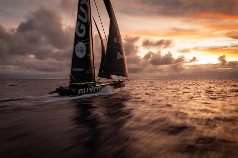 After a transfer in just under 15 days, GUYOT environnement - Team Europe arrived in Itajaí in time to be prepared for the fourth leg - The Ocean Race photo copyright Charles Drapeau / GUYOT environnement - Team Europe taken at  and featuring the IMOCA class