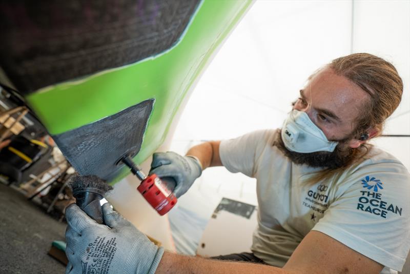 Foils and rudders were fine-tuned in Brazil by Teach Team GUYOT environnement - Team Europe photo copyright Charles Drapeau / GUYOT environnement - Team Europe taken at  and featuring the IMOCA class