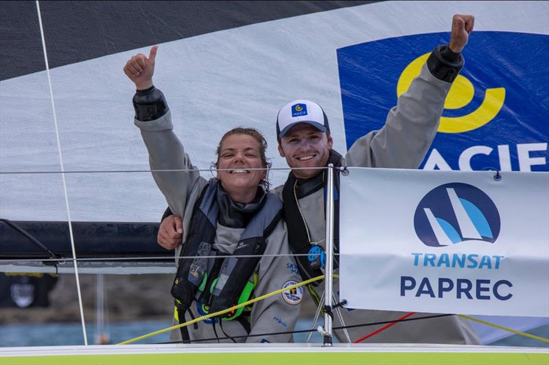 Skipper Macif duo Loïs Berrehar and Chloé Le Bars, winners of the Alex Picot Challenge - photo © Alexis Courcoux