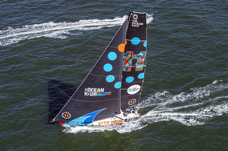 11th Hour Racing Team - The Ocean Race 2022-23: Start of Leg 4 in Itajaí, Brazil photo copyright Sailing Energy / The Ocean Race taken at  and featuring the IMOCA class