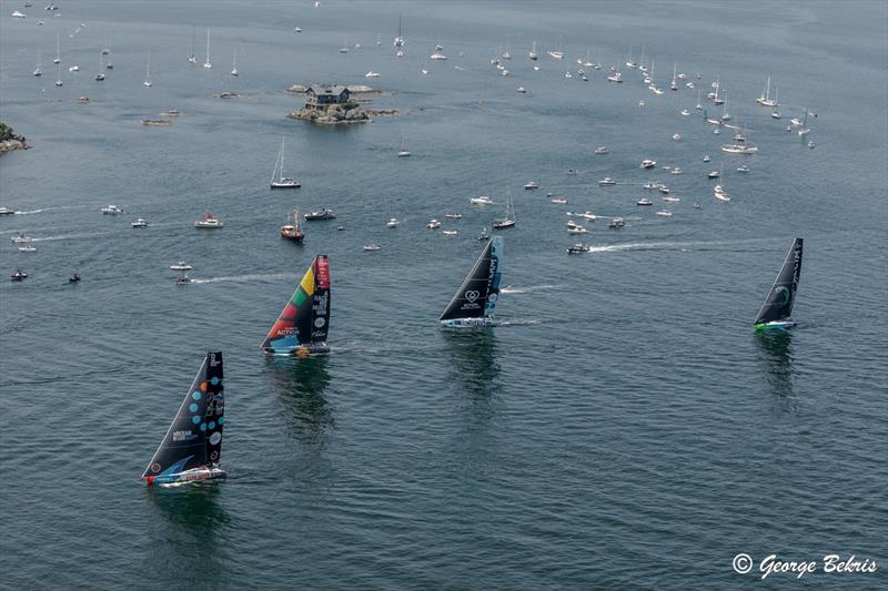 The Ocean Race 2022-23 In-Port Race in Newport and Leg 5 Start photo copyright George Bekris / www.georgebekris.com taken at  and featuring the IMOCA class