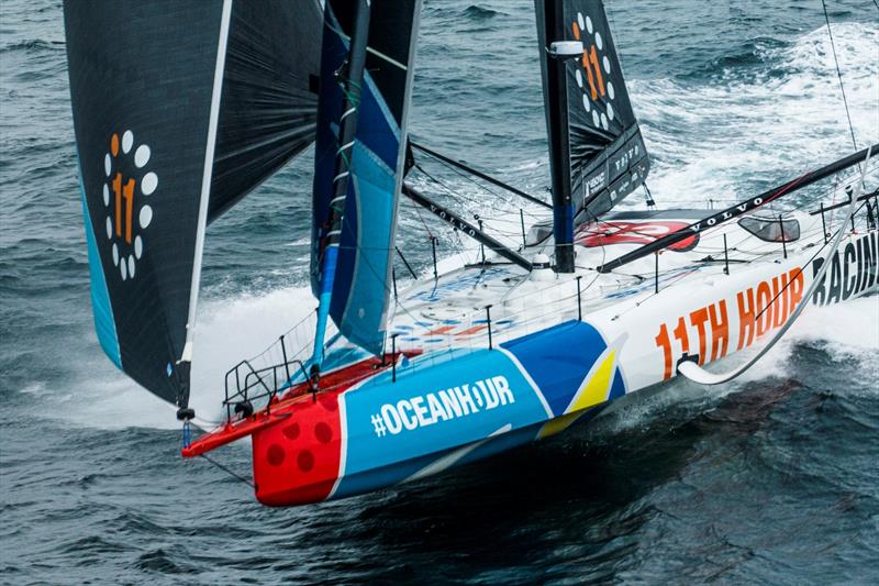 The Ocean Race 2022-23 - May 24, 2023 Leg 5 Day 3 onboard 11th Hour Racing Team. Malama enjoying flatter, calmer seas in the North Atlantic photo copyright Amory Ross / 11th Hour Racing / The Ocean Race taken at  and featuring the IMOCA class