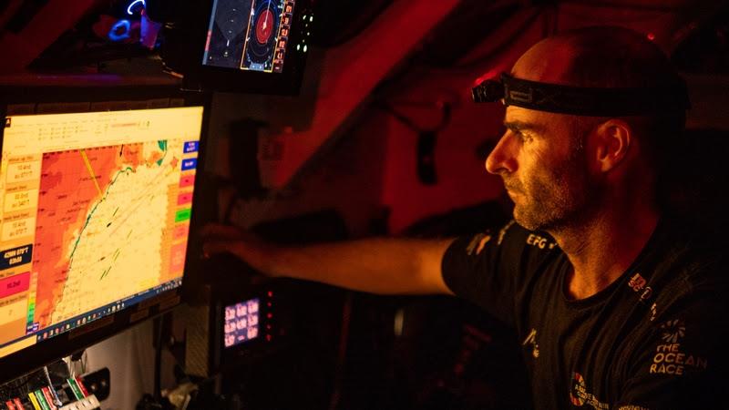 The Ocean Race 2022-23 - 23 June 2023, Leg 7, Day 8 onboard Team Malizia. Nicolas Lunven - photo © Antoine Auriol / Team Malizia / The Ocean Race