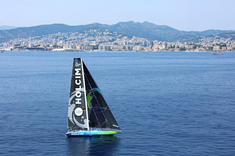 The Ocean Race 2022-23 - 27 June 2023. Team Holcim - PRB arriving to Genova, Genoa, Italy - photo © Sailing Energy / The Ocean Race