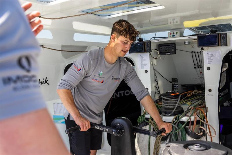 Gentoo Youth Programme sailors in Italy - Marina Militare Nastro Rosa Tour 2023 photo copyright Gentoo Sailing Team taken at  and featuring the IMOCA class