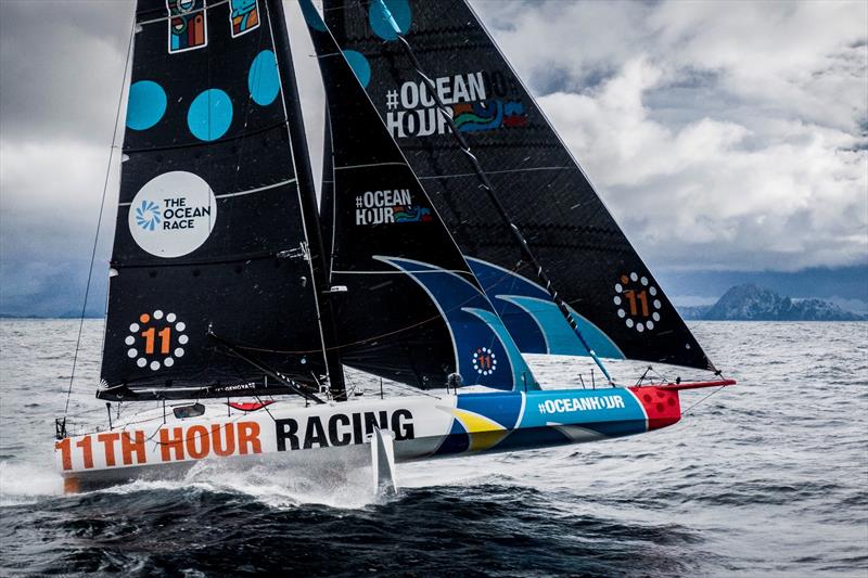 The Ocean Race 2022-23 - 28 March 2023, 11th Hour Racing Team crossing Cape Horn on Leg 3, day 30 photo copyright Amory Ross / 11th Hour Racing / The Ocean Race taken at  and featuring the IMOCA class