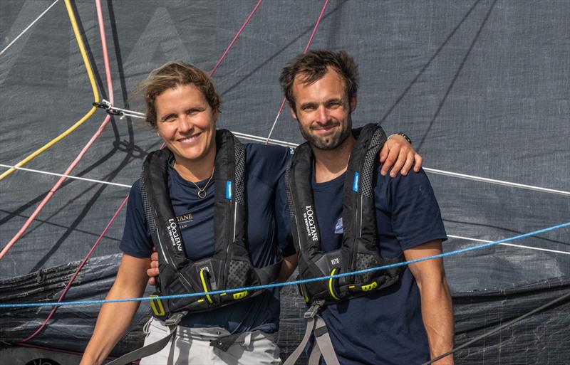 Clarisse Crémer and Alan Roberts - L'Occitane Sailing Team - photo © PKC Media / L'Occitane Sailing Team