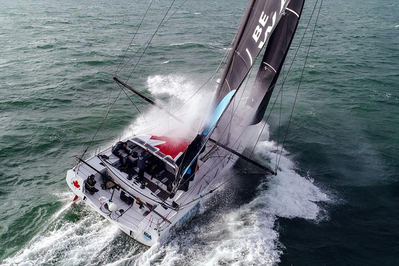 Alex Thomson racing Be Water Positive - photo © James Tomlinson