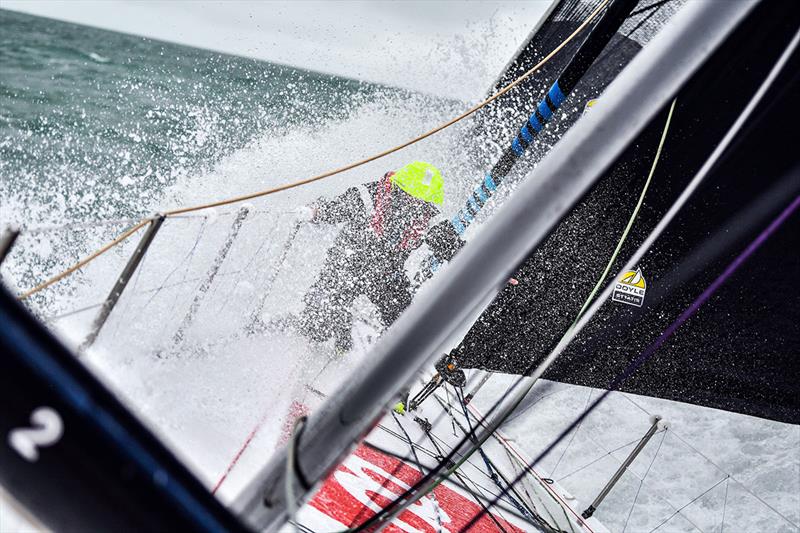 Alex Thomson racing Be Water Positive - photo © James Tomlinson