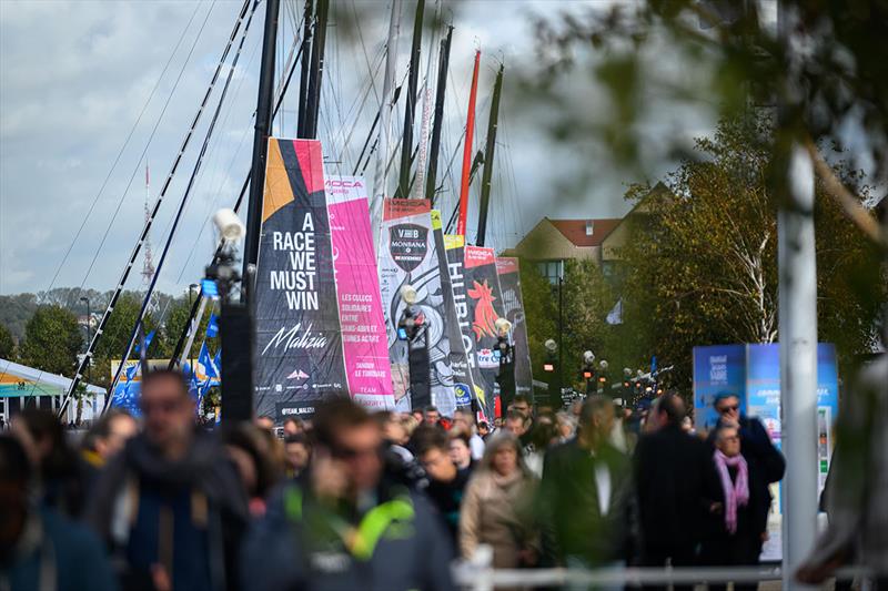 The crowded race village of the Transat Jacques Vabre 2023 - photo © Ricardo Pinto / Team Malizia