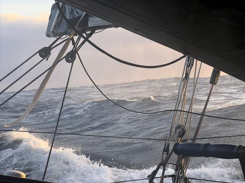 IMOCA fleet action from the first two days of the Transat Jacques Vabre - photo © Benjamin Dutreux / Guyot Environnement