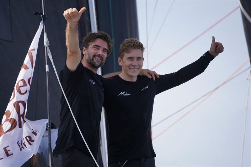 Boris Herrmann and Will Harris - Transat Jacques Vabre 2023 - photo © Marie Lefloch / Team Malizia