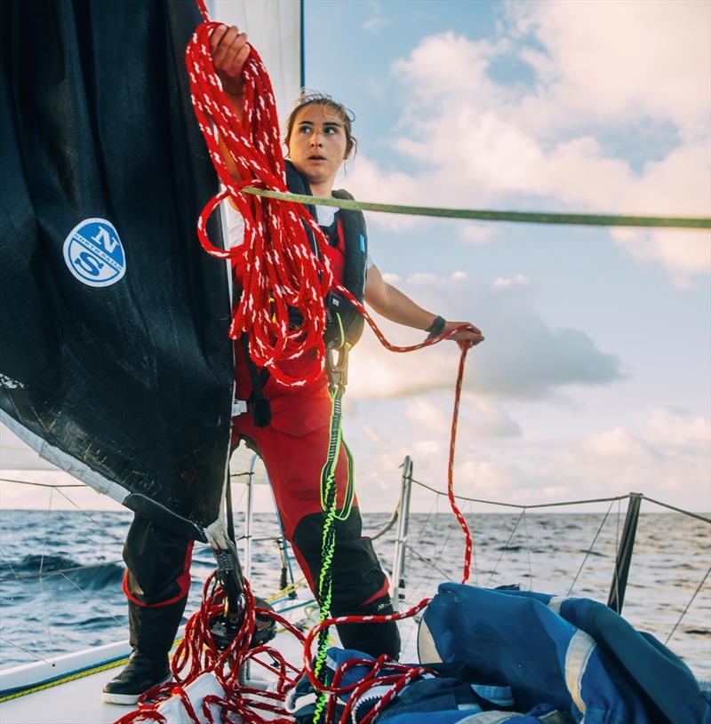 Violette Dorange - DeVenir photo copyright Qaptur / DeVenir taken at  and featuring the IMOCA class