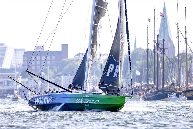 The Ocean Race 2022-23 - 9 June 2023. Team Holcim - PRB during the Fly-By in Kiel, Germany - photo © Sailing Energy / The Ocean Race