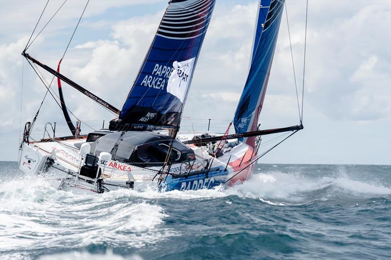 Yoann Richomme on Paprec Arkéa - The Transat CIC photo copyright Yann Riou / polaRYSE / IMOCA taken at  and featuring the IMOCA class