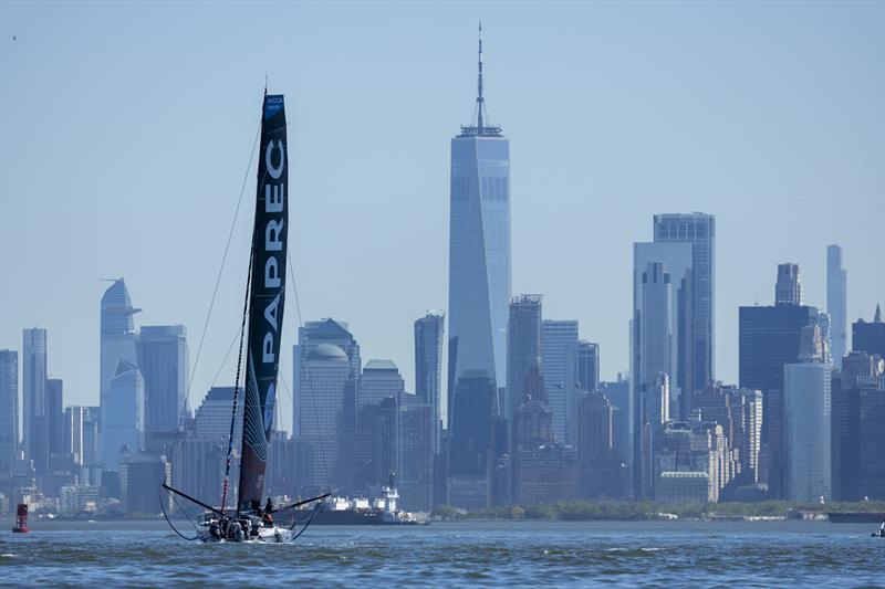The Transat CIC IMOCA podium finishers dock in the heart of the Big Apple - photo © Alexis Courcoux / OC Sport Pen Duick