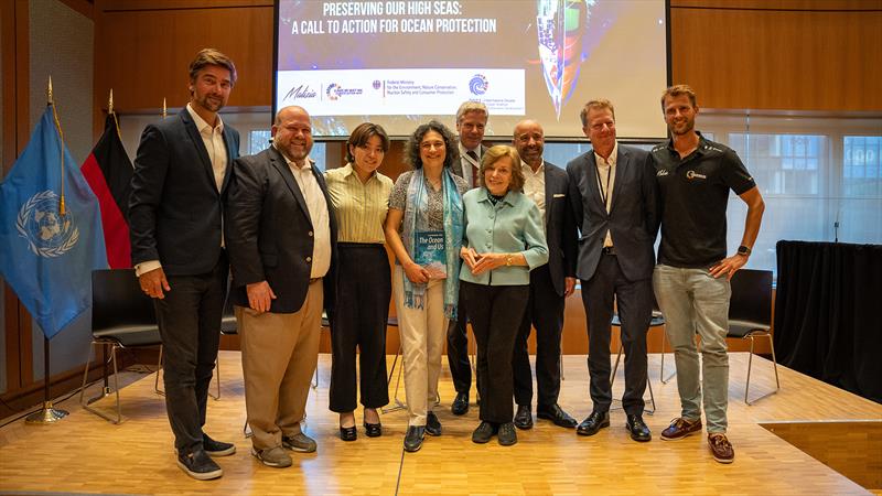 Team Malizia panel debate on the High Seas and how to protect them in New York - photo © Dani Devine / Team Malizia