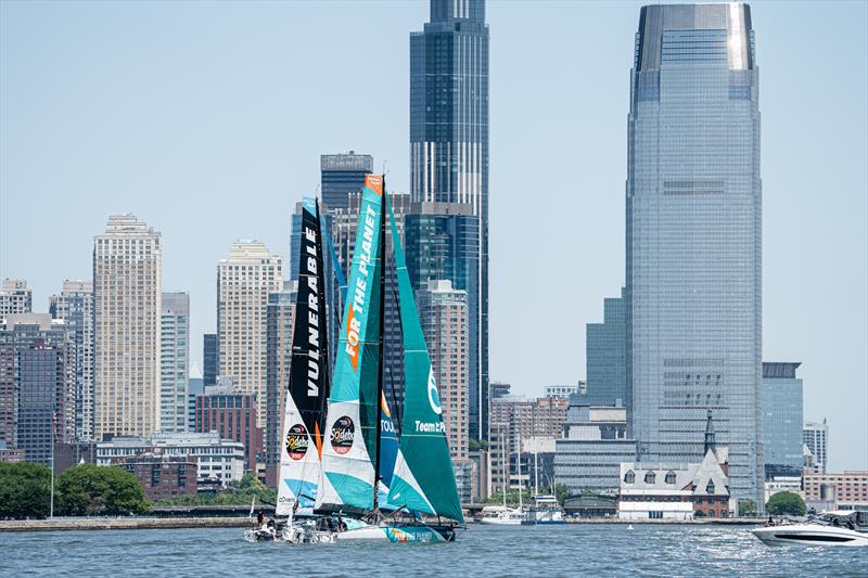 Preparations ahead of the New York Vendée-Les Sables d'Olonne photo copyright Marin Le Roux / polaRYSE / IMOCA taken at  and featuring the IMOCA class