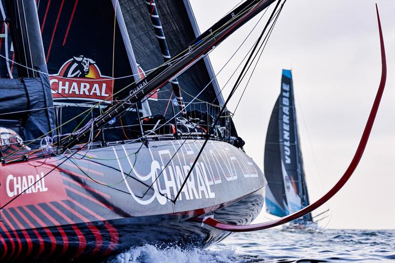 Jeremie Beyou - Charal - Start Vendée Globe - Les Sables d'Olonne - IMOCA60 - November 10, 2024 photo copyright Anne Beauge taken at Yacht Club de France and featuring the IMOCA class