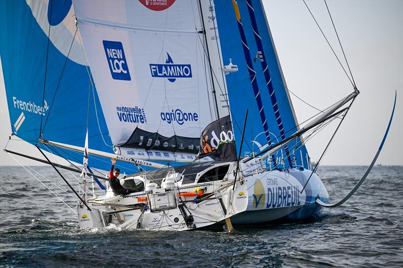 Sebastien Simon - Groupe Dubreuill - Start Vendée Globe - Les Sables d'Olonne - IMOCA60 - November 10, 2024 photo copyright Jean-Louis Carli taken at Yacht Club de France and featuring the IMOCA class