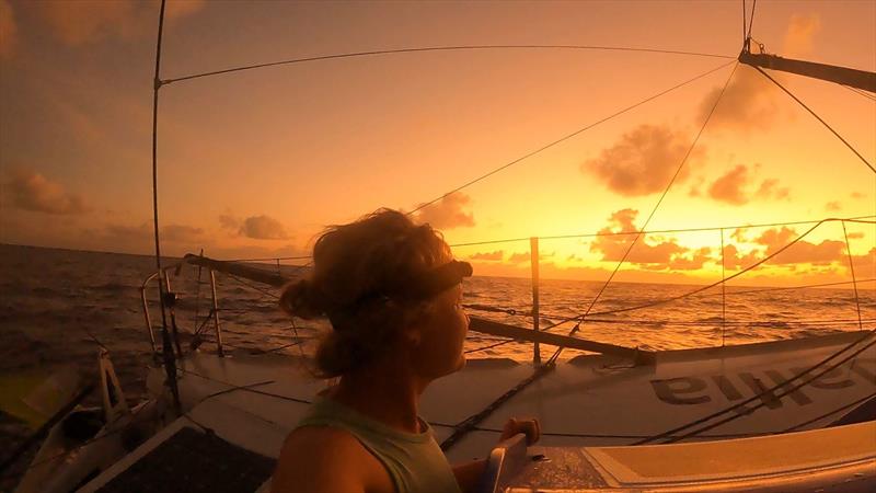 Pip Hare - Medallia - IMOCA - November 22, 2024 photo copyright Pip Hare taken at Yacht Club de France and featuring the IMOCA class