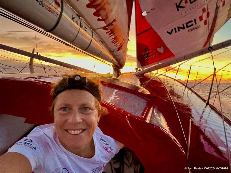 Sam Davies - Vendée Globe 2024 - photo © Sam Davies #VG2024