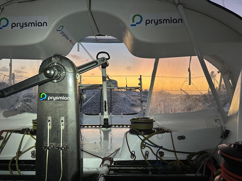 Onboard image - week 4 - Vendée Globe - photo © Giancarlo Pedote
