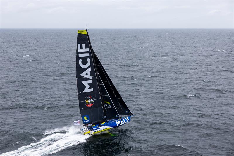 Charlie Dalin aboard MACIF Santé Prévoyance - 2024 Vendée Globe photo copyright Jean-Marie Liot / Alea taken at  and featuring the IMOCA class