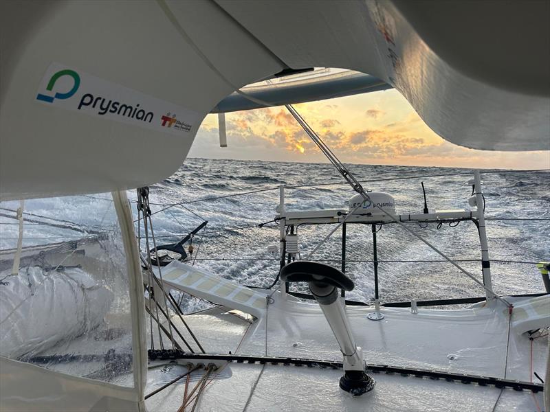Onboard image week 9 - Vendée Globe photo copyright Giancarlo Pedote taken at  and featuring the IMOCA class