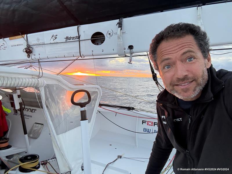Romain Attanasio (Fortinet - Best Western, 14th) - Vendée Globe photo copyright Romain Attanasio #VG2024 taken at  and featuring the IMOCA class