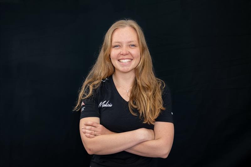 Flore Hartout (FRA/NED), Team Malizia's onboard reporter for The Ocean Race Europe 2025 - photo © Antoine Auriol / Team Malizia