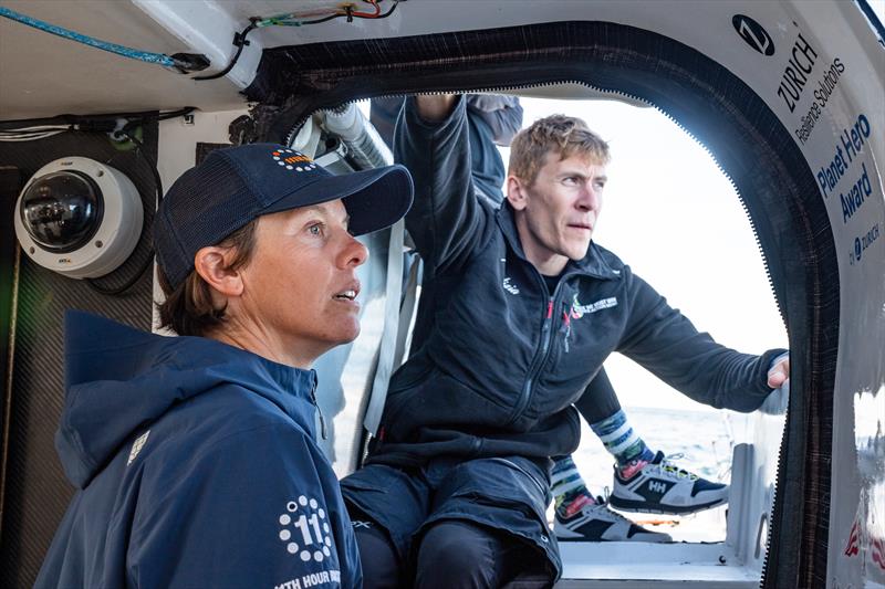 Francesca Clapcich announces Will Harris as her co-skipper for Transat Café L'OR - photo © Marin LE ROUX - polaRYSE