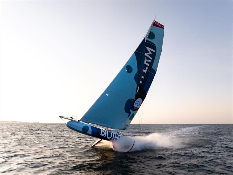 Biotherm training ahead of The Ocean Race Europe 2025 photo copyright Gauthier Lebec / Biotherm taken at  and featuring the IMOCA class