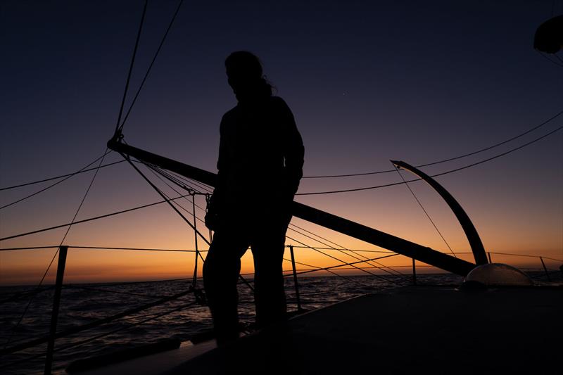 Sunrise during The Ocean Race Europe Leg 2  - photo © Coline Beal / The Ocean Race