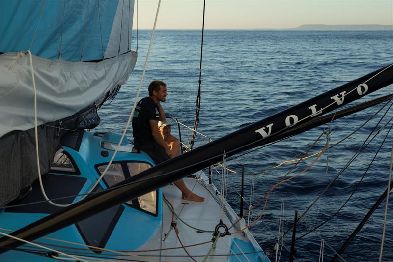 On board Allagrande Mapei during The Ocean Race Europe Leg 2  - photo © Pierre Bouras / The Ocean Race